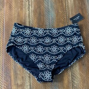 Women’s Kate Spade High Waisted Swim Suit Bottom New NWT XL Eyelet